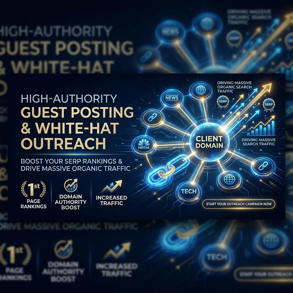 Guest Posting & White-Hat Outreach Backlinks